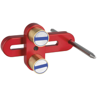 Werkstückanschlag, magnetisch für Schraubstöcke